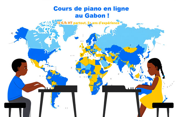 Cours de piano en ligne