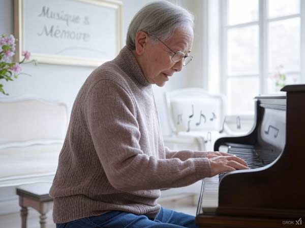Personne jouant du piano