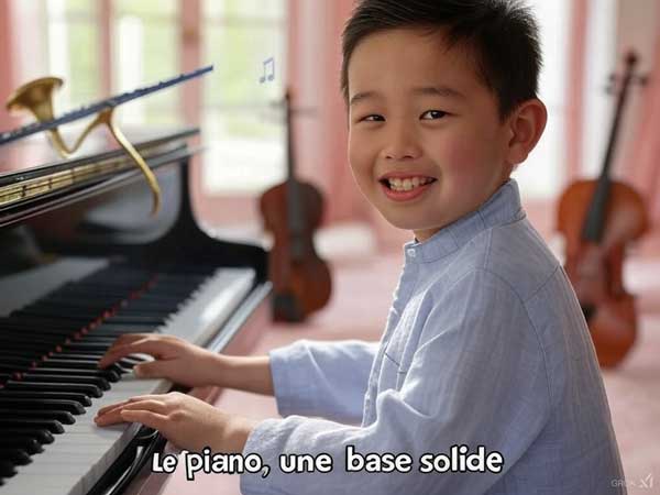 Enfant jouant du piano