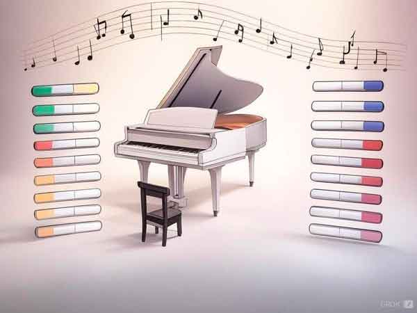 Pratique régulière au piano